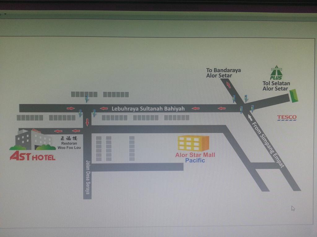 AST Hotel Alor Setar Buitenkant foto